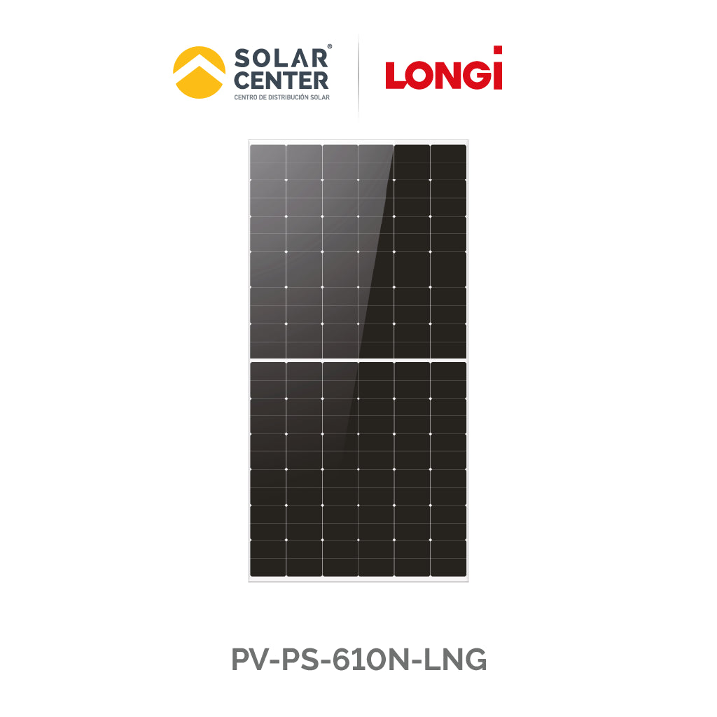 PAN SOL LONGI MONO HPBC 610W 30MM CL